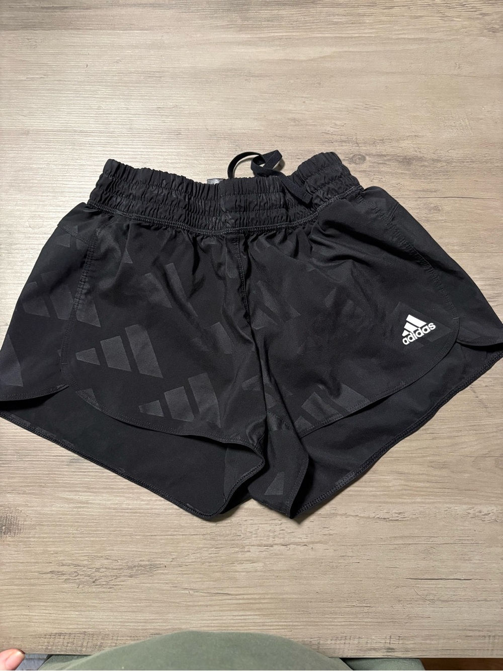 adidas Men’s Black Athletic Running Shorts with Subtle Graphic size xs